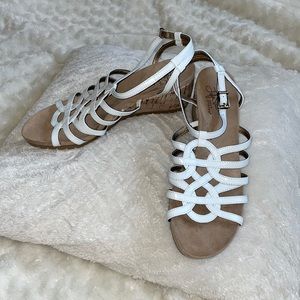Life Stride Wedge Strappy Sandals